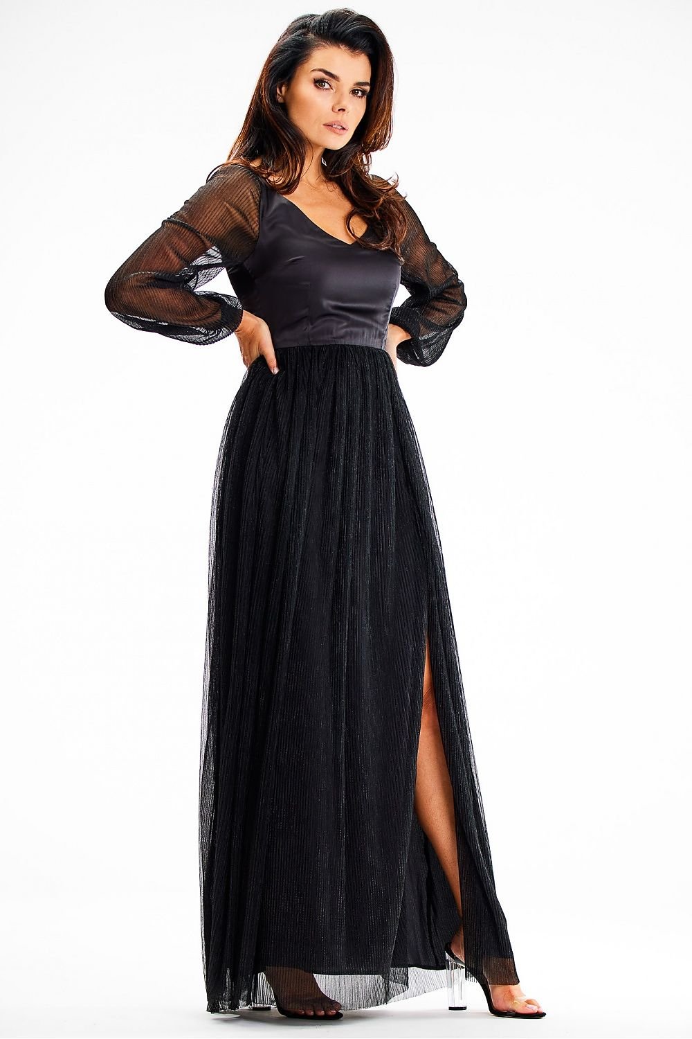  Long dress model 189439 awama 