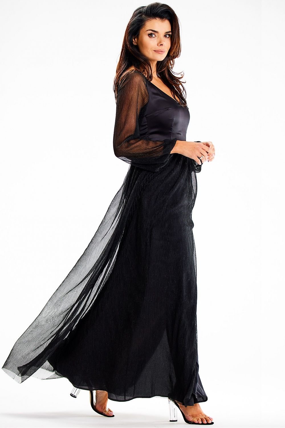  Long dress model 189439 awama 