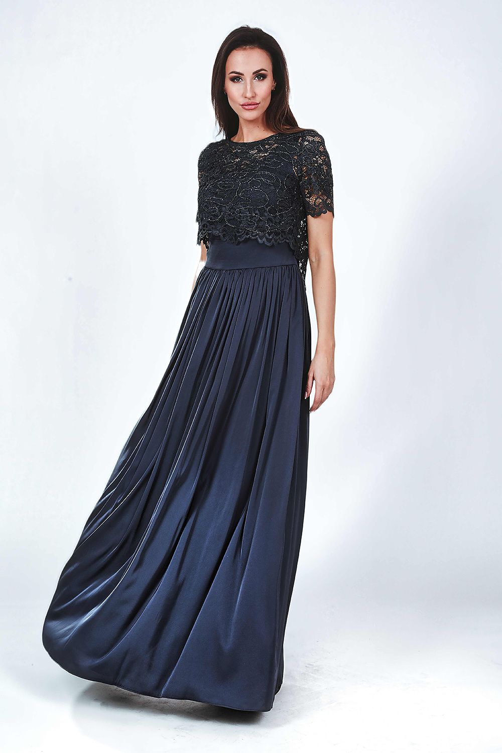  Long dress model 184315 Marselini 